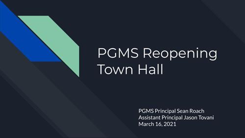 MS Reopening Town Hall